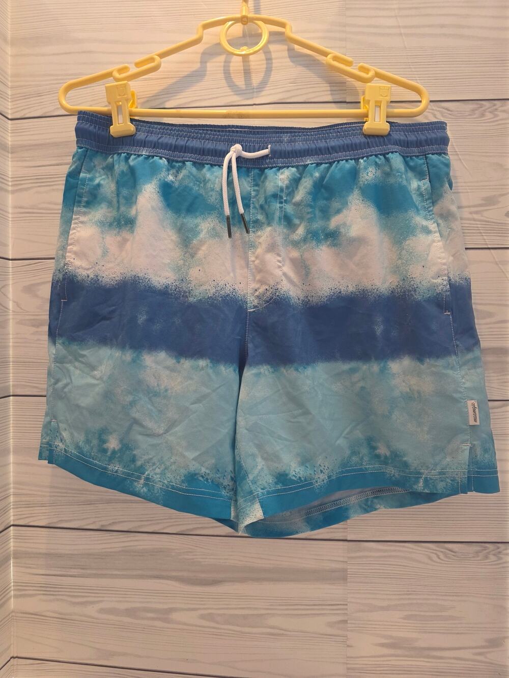Maamgic Mens Swim Trunks with Compression Liner Quick Dry Bathing Suit size L